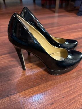 Chinese Laundry Black Patent Platform Stiletto Pumps